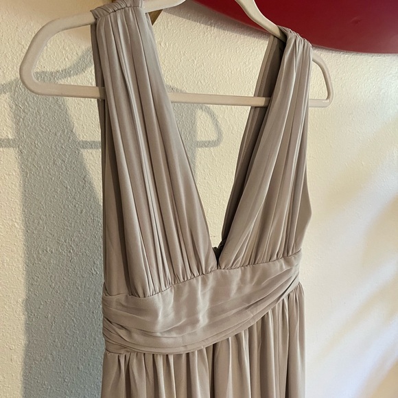 Lulu’s Heavenly Hues Light Grey Maxi Dress - Picture 3 of 9